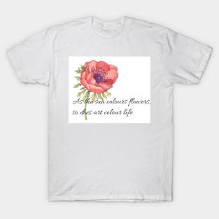 Sun colours flowers T-Shirt